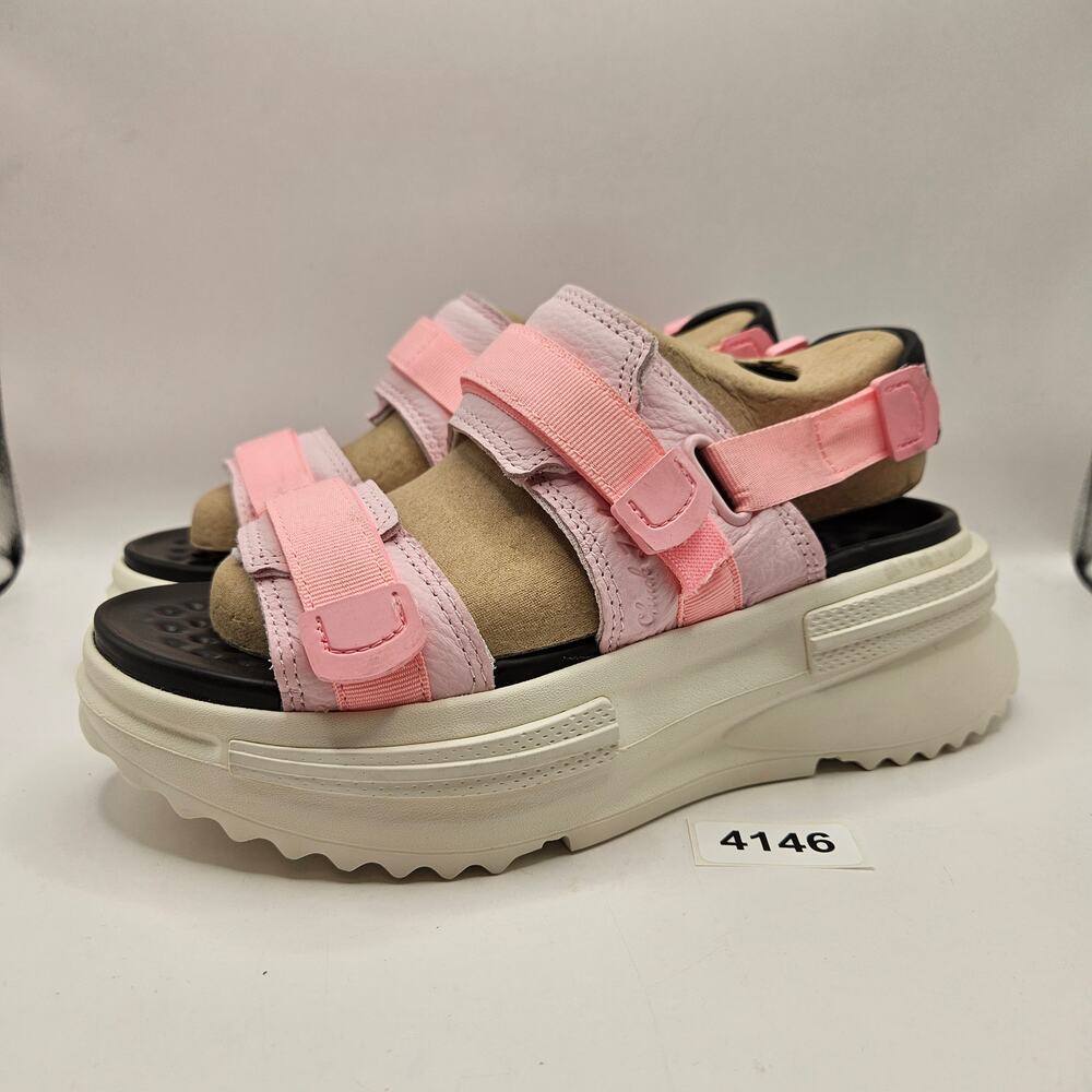 CONVERSE WOMEN'S 6 RUN STAR UTLITY CX SANDAL SUGAR BERRY A15095C NWOB